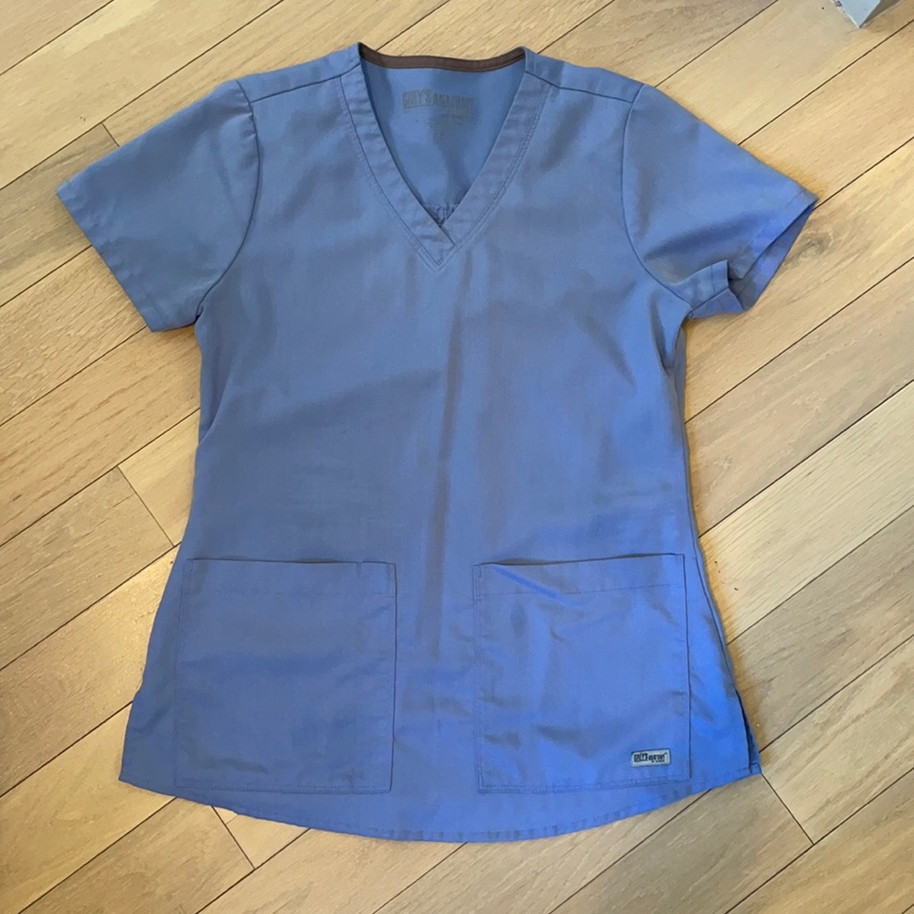 Grey’s Anatomy blue scrub set size XS